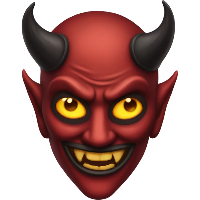 devil mask emoji