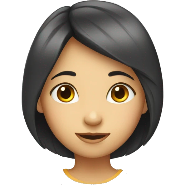 Shy girl emoji