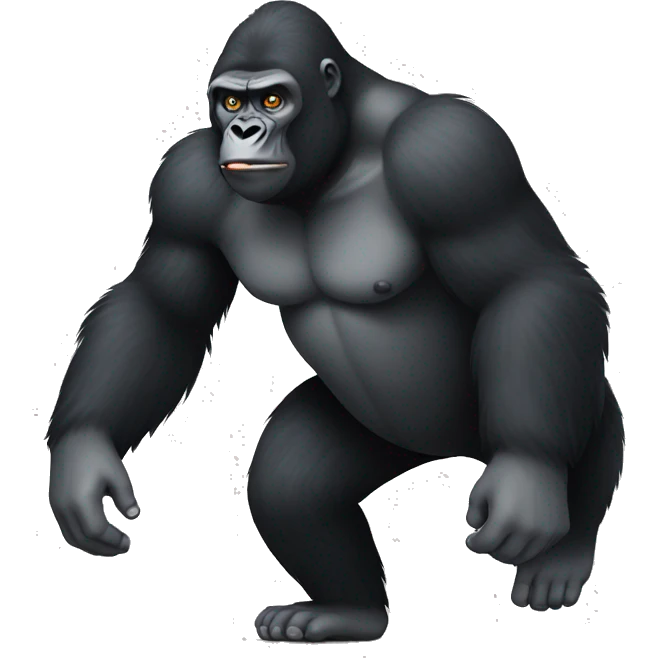 Gorilla stealing  emoji