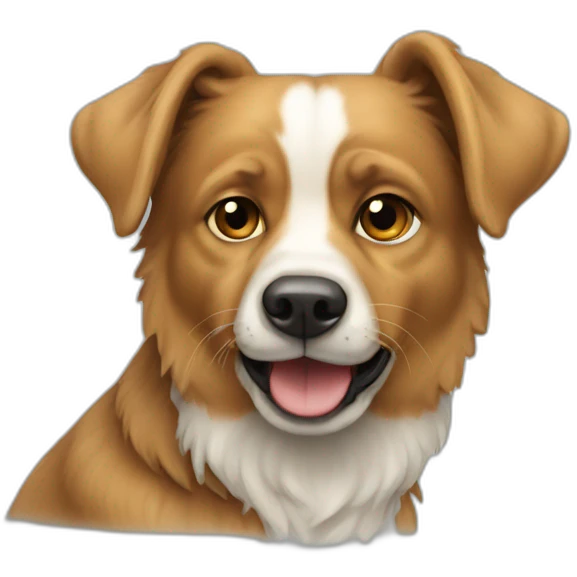 Hond met springels emoji