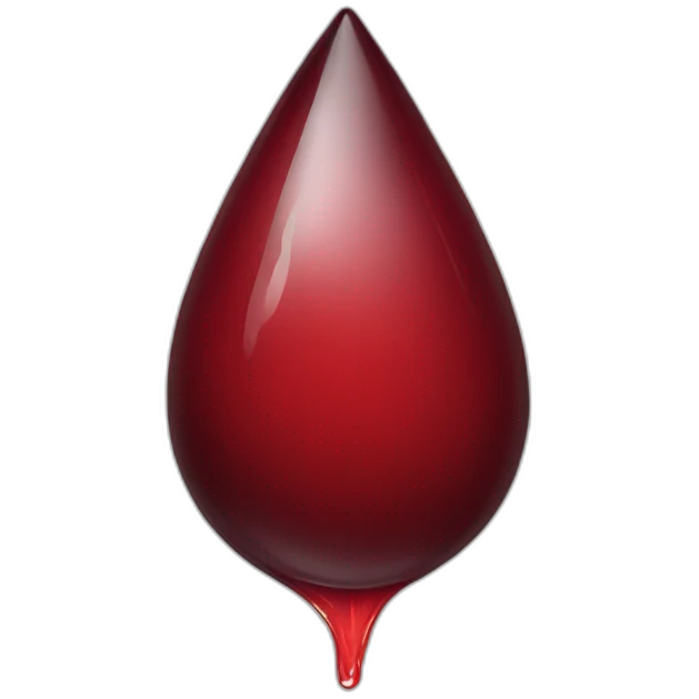 blood teardrop emoji