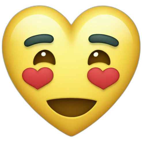 Corazón turquesa con la letra D en el interior emoji