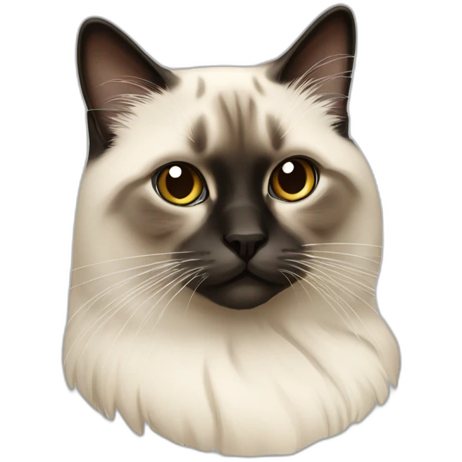 birman cat emoji