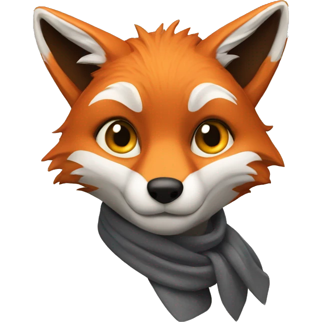 fox with tikok logo emoji