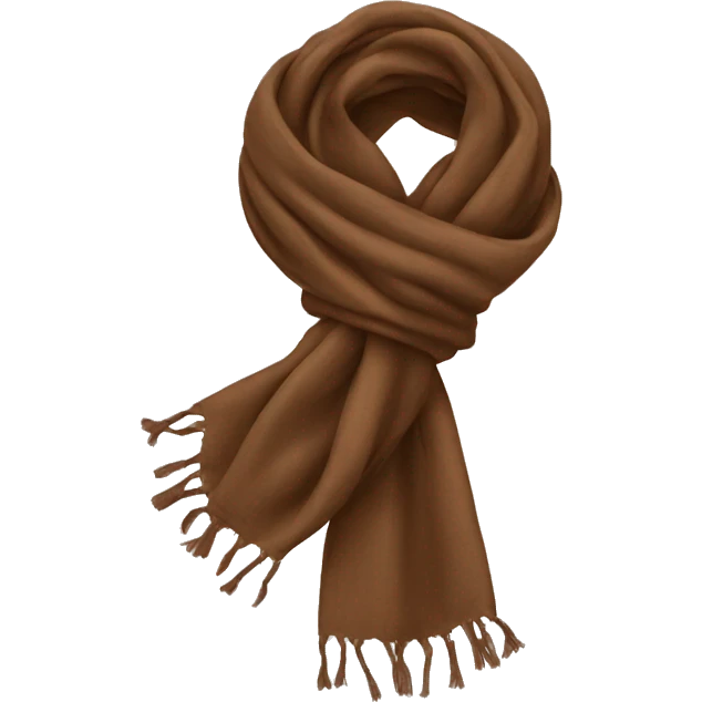 Scarf brown  emoji