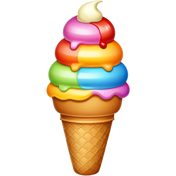 Aesthetic ice cream emoji