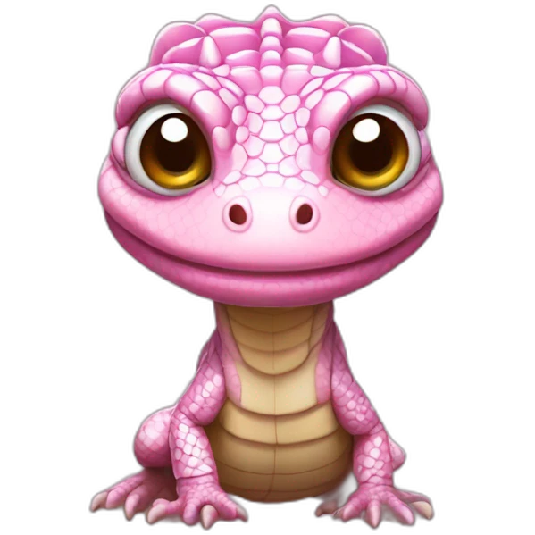 pink tegu lizard emoji
