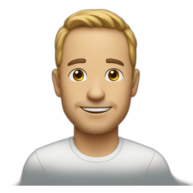 Man saying bye emoji