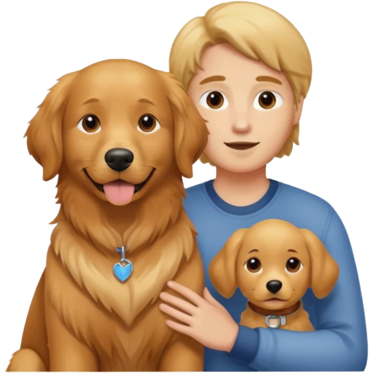 human face dog emoji