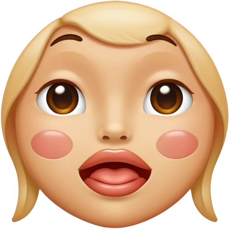 Cara de amor con saliba emoji