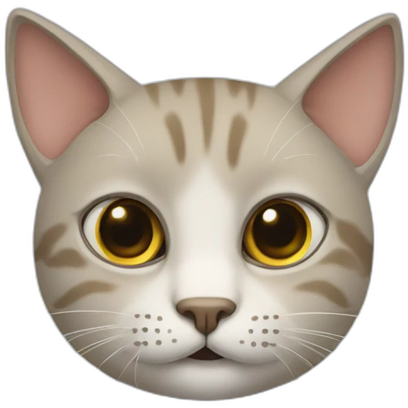 cat with hedpone emoji