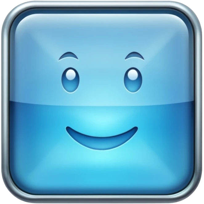 shiny window glass emoji