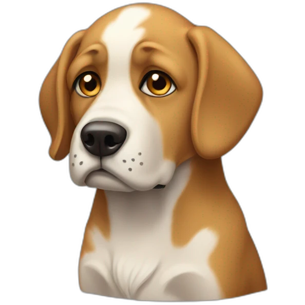 trauriger hund emoji