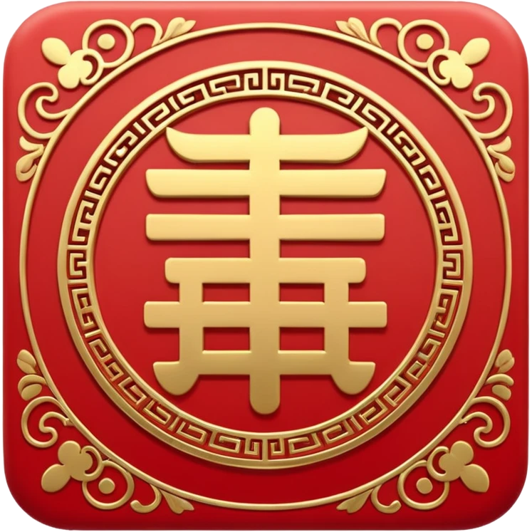 Double happiness emoji