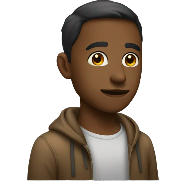 Nice and shy emoji