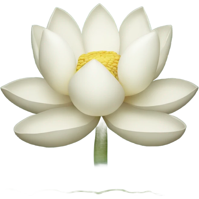 white lotus emoji