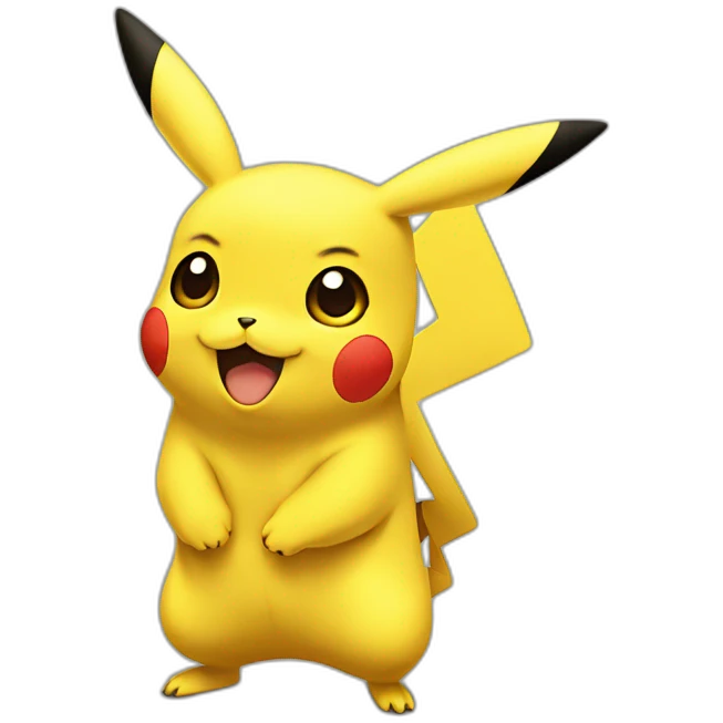 Pikachu qui vapote emoji