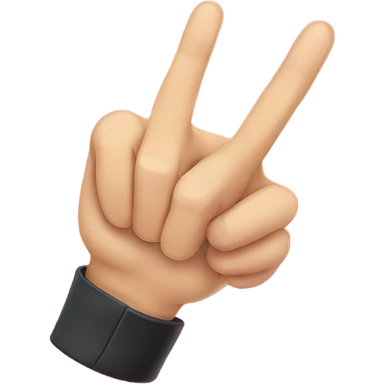 pinky finger for pinky promise emoji