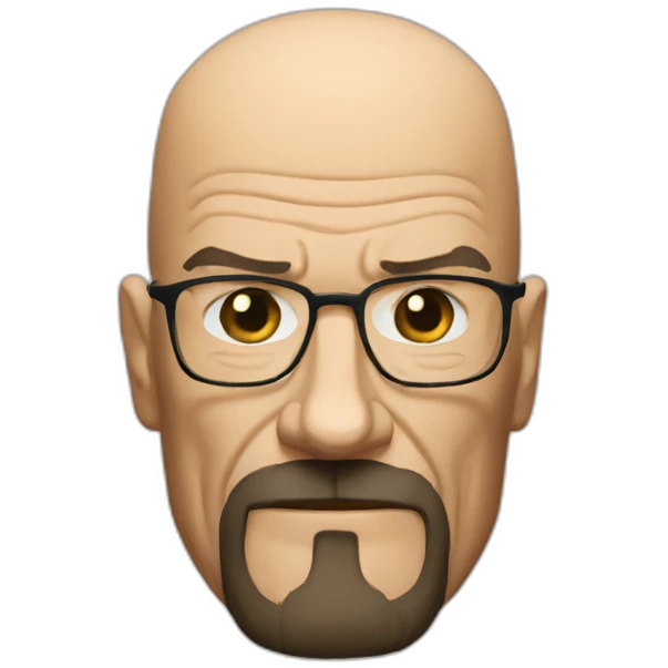 Black walter white emoji