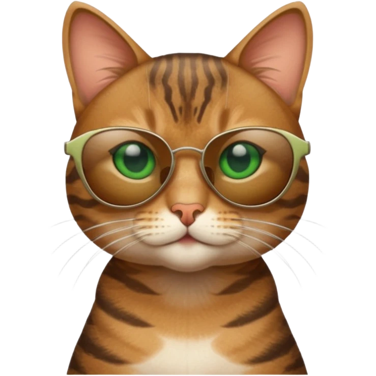 Cat wearing sunglasses emoji