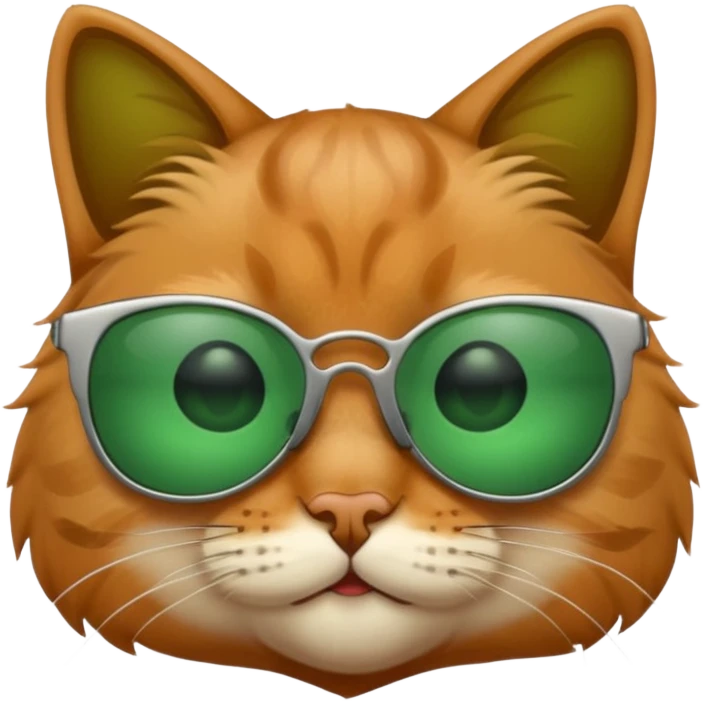 Cat wearing sunglasses emoji