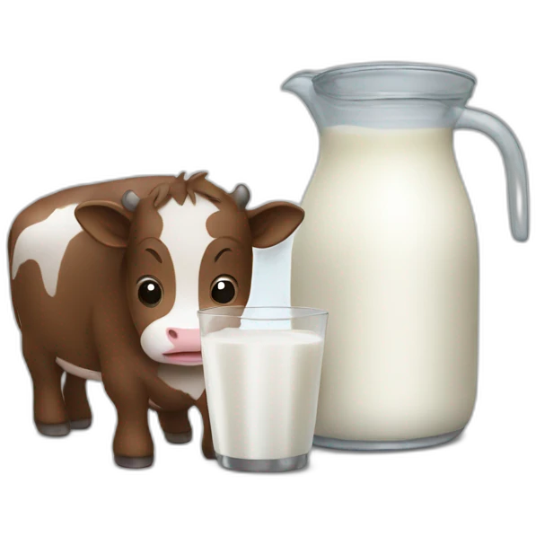 where does the milk come from emoji