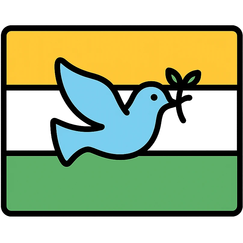 new flag for Syria, inspired by peace and unity, modern look, flat icon style emoji
