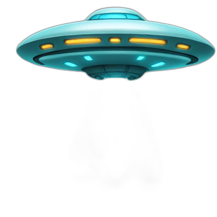 cyan ufo emoji