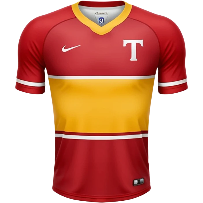 red, yellow, white titan jersey emoji