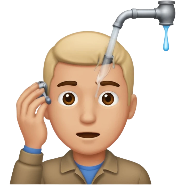 Guy getting hit in the head with a lead pipe emoji