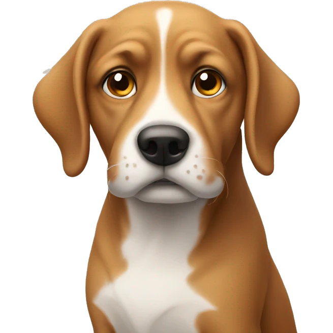 thinking dog emoji