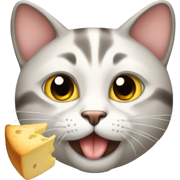 cat face emoji eating emoji
