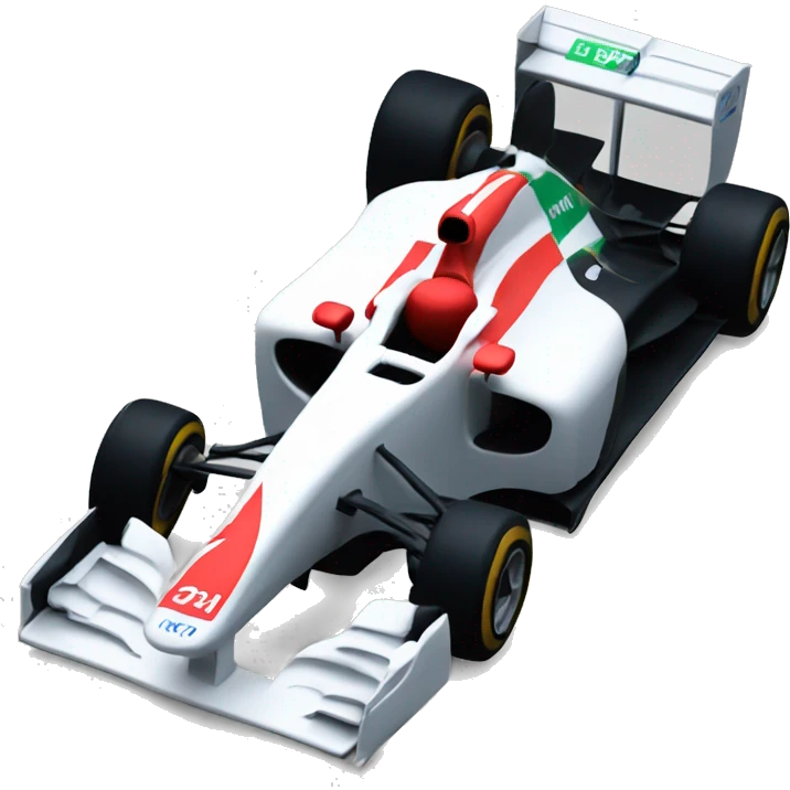 Formula one car emoji