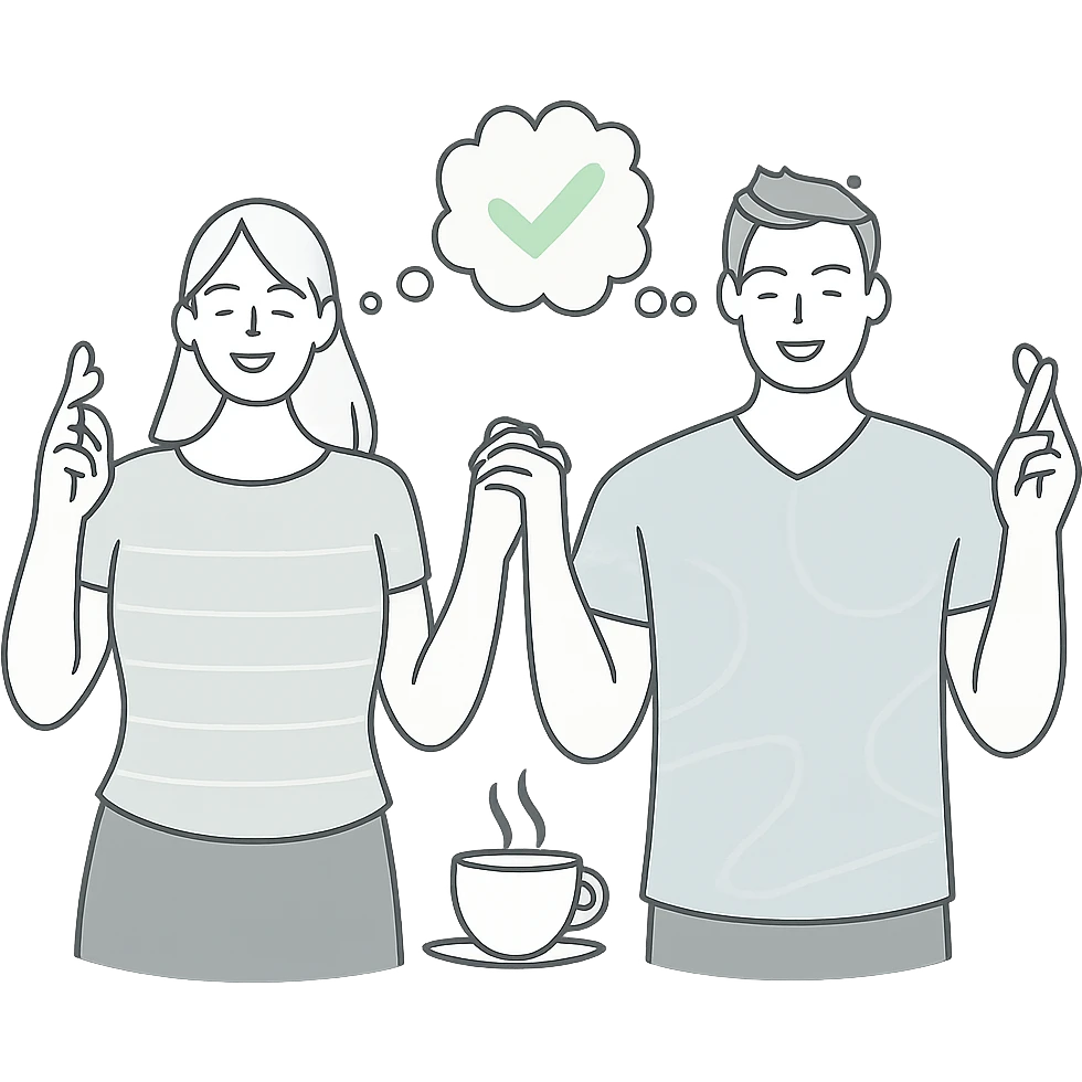 steaming cup of coffee, minimalistic pastel illustration with clean lines, avoiding warm colors emoji