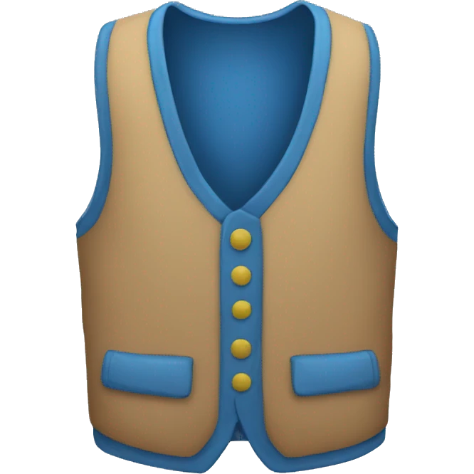 blue vest emoji