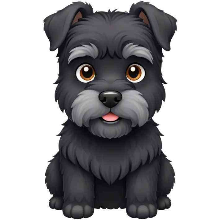 Black schnauzer emoji