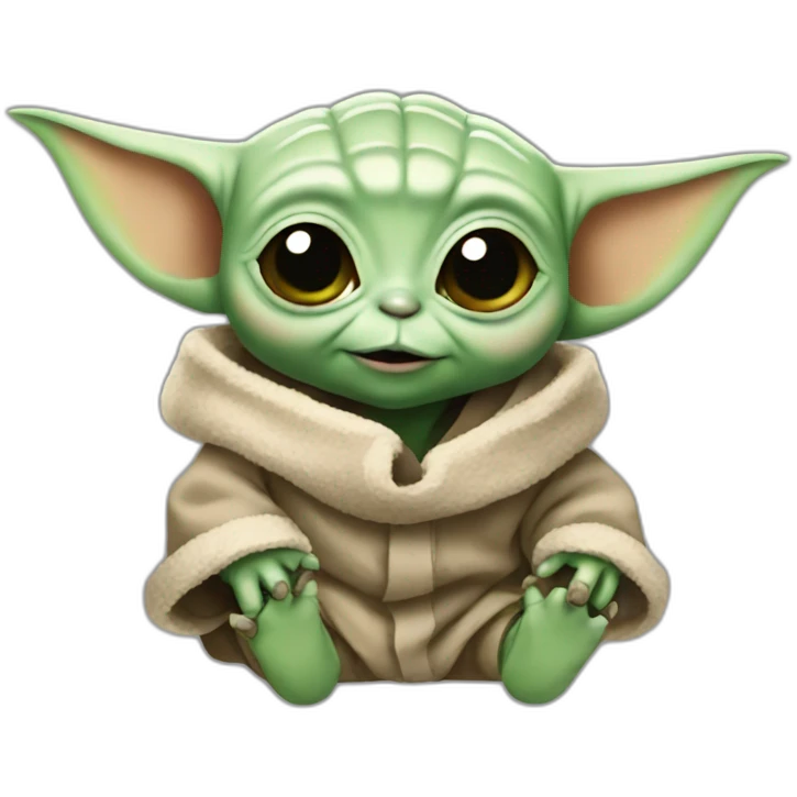 baby yoda partying emoji