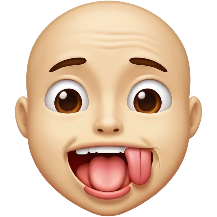 Person shaking there tongue  emoji