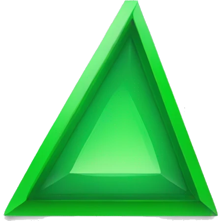 green triangle for kpis upside down emoji