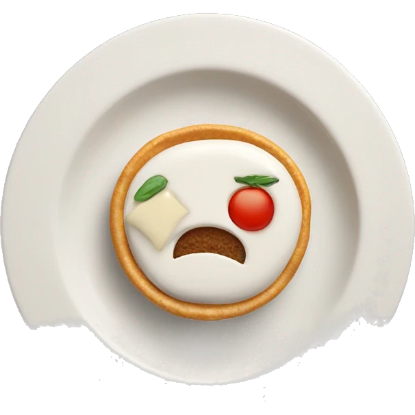 british food served in a toilet seat shaped plate emoji