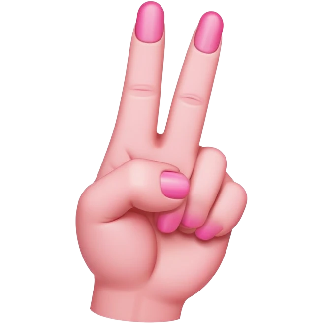 pink middle finger emoji