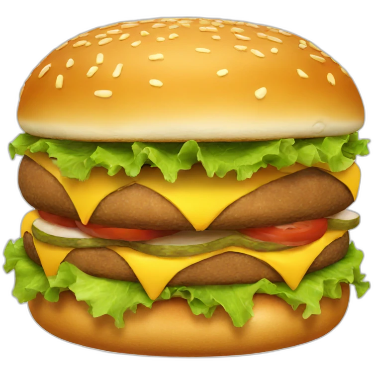 Gigantic burger emoji
