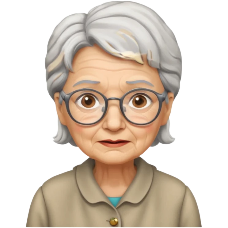 avó usandi oculos emoji
