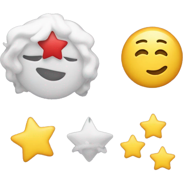a diry with a star a heart and a little emoji who's smile on it and on the back line of write emoji