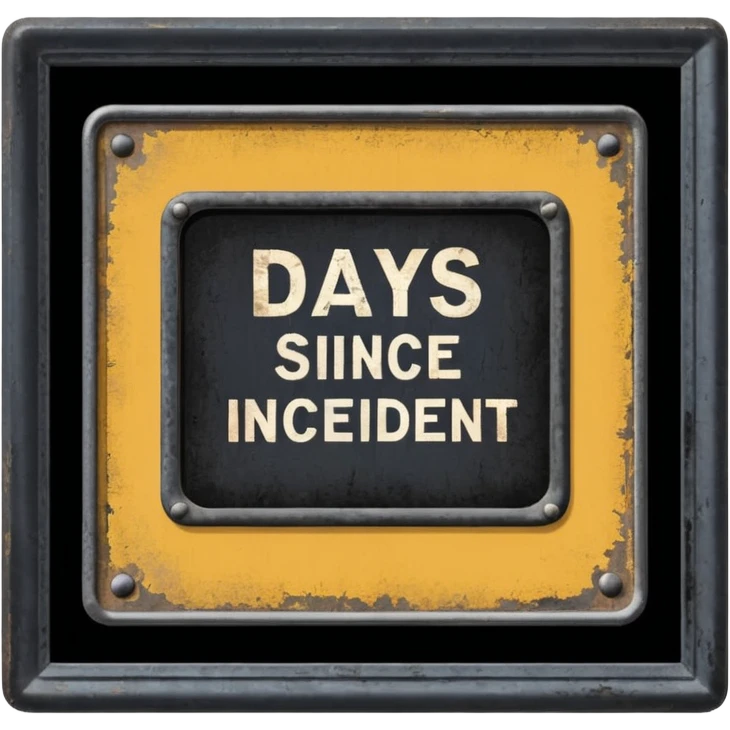 days since last incident emoji