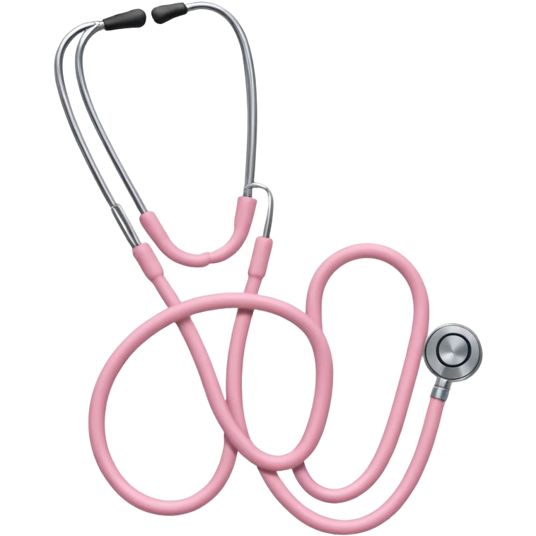 stethoscope, light pink, variation 2 emoji