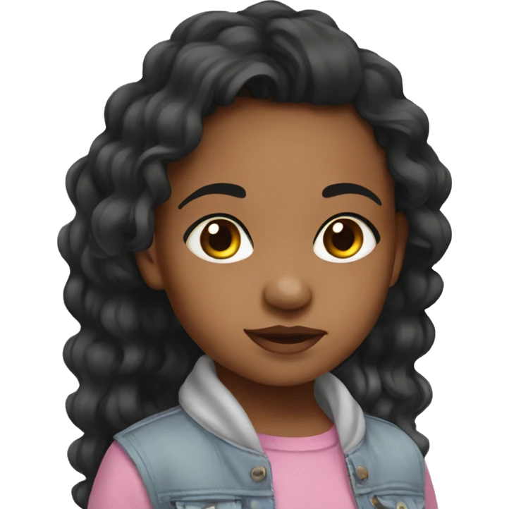 Mixed baby girl emoji
