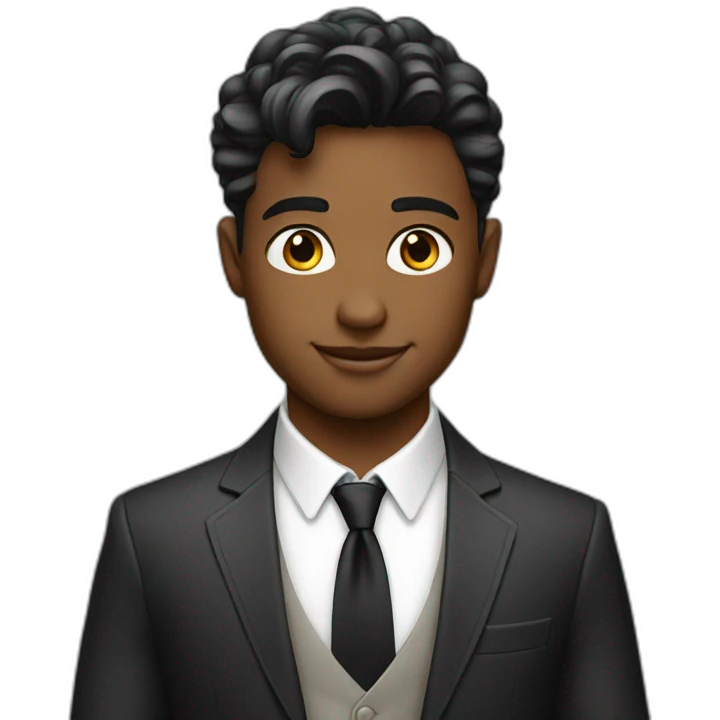 Hot rich handsome smart boy emoji