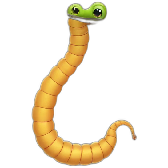 Worm on a string emoji