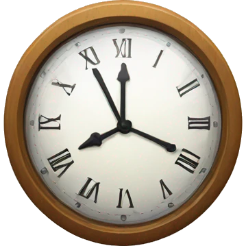 Clock that tea emoji